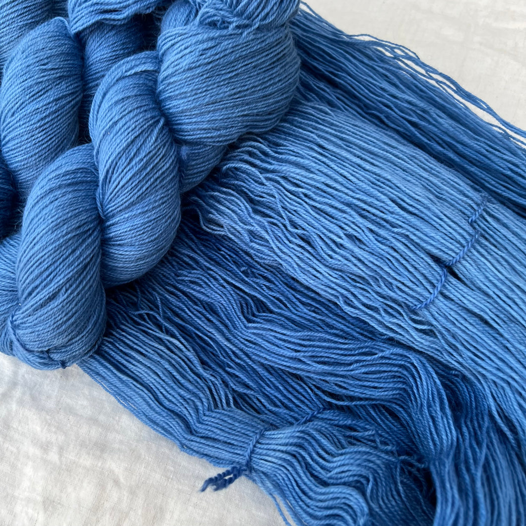 Cornish Blue ⎈ Old Salt - No Nylon Sock