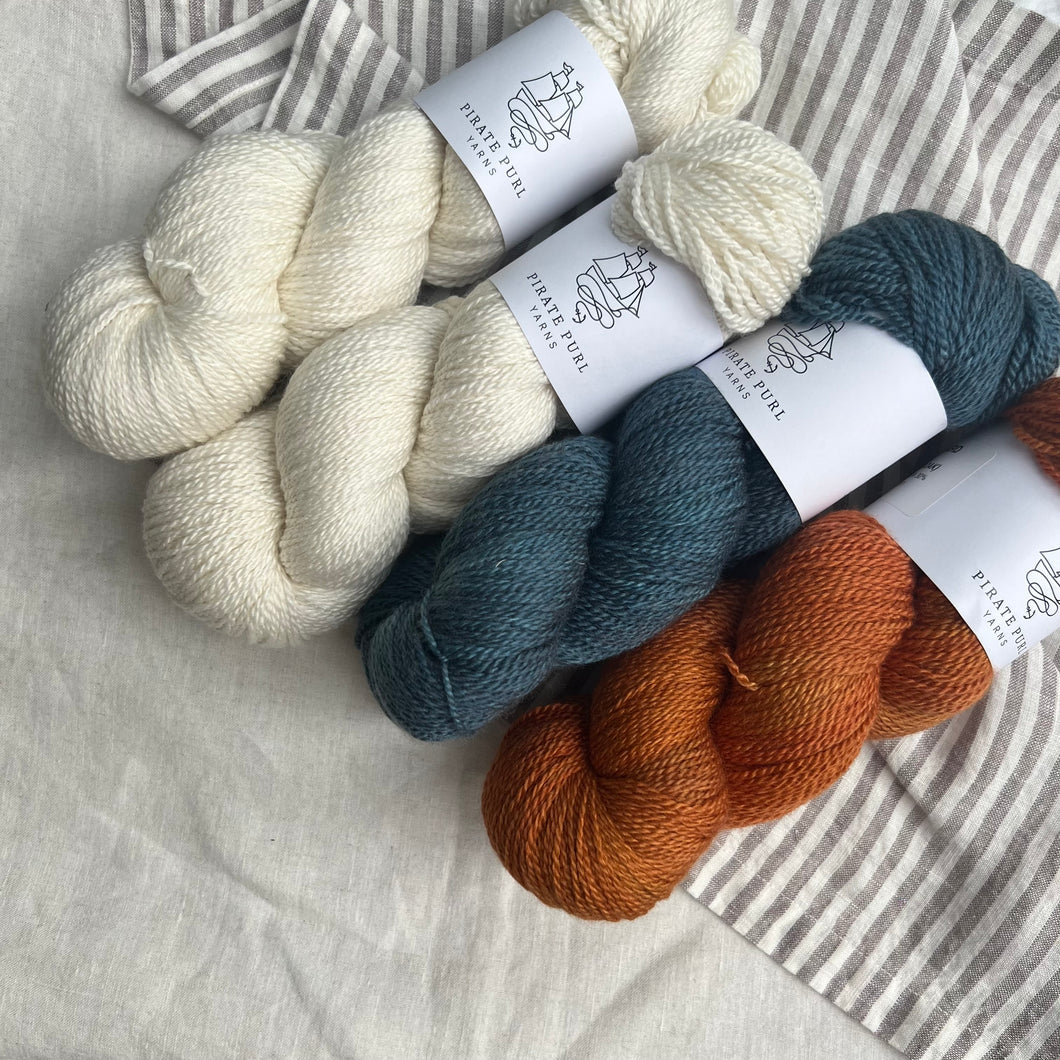 ⇞ 4 Winds Scarf - Yarn Bundle - Butt Naked