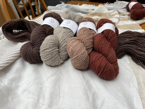 ⇞ POLLY - Yarn Bundle - BROWN STONE